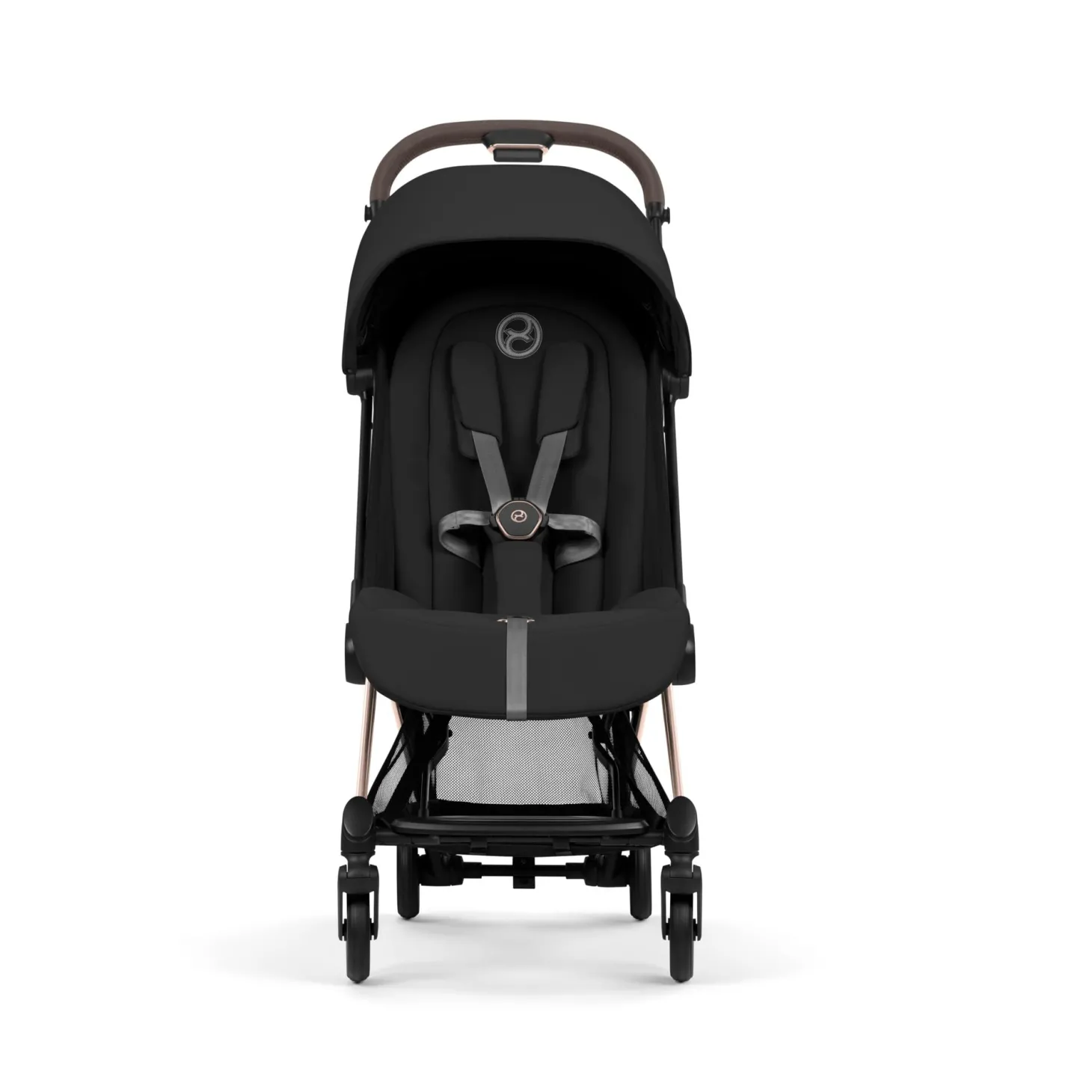 Cybex Poussette ultra-compacte Coya Confort Châssis Rose Gold / Sepia Black