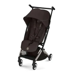 Cybex                    Poussette Ultra Compacte Libelle     Châssis Taupe - Chocolate Brown