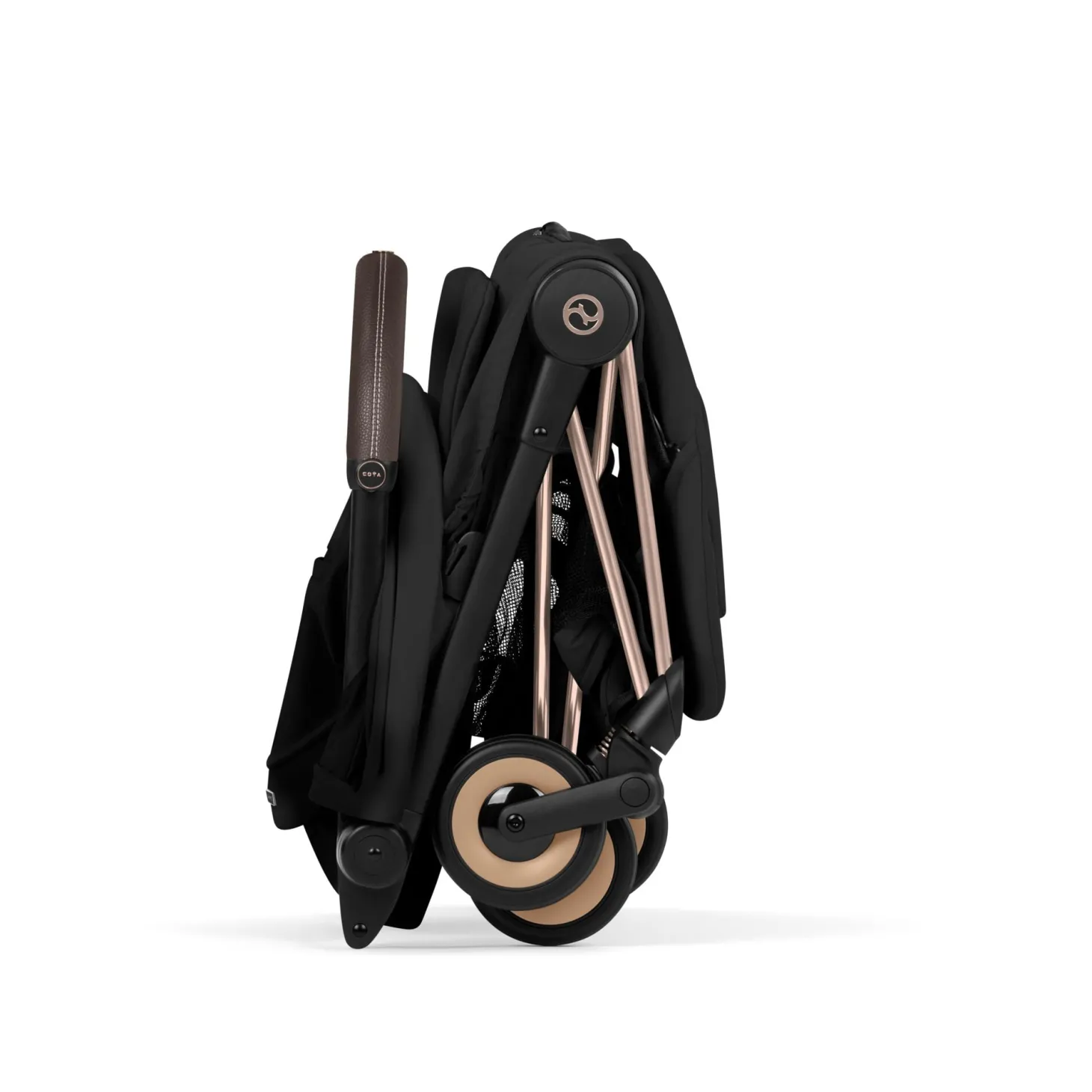 Cybex Poussette ultra-compacte Coya Style Châssis Rose Gold / Sepia Black