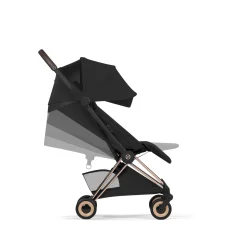 Cybex Poussette ultra-compacte Coya Style Châssis Rose Gold / Sepia Black
