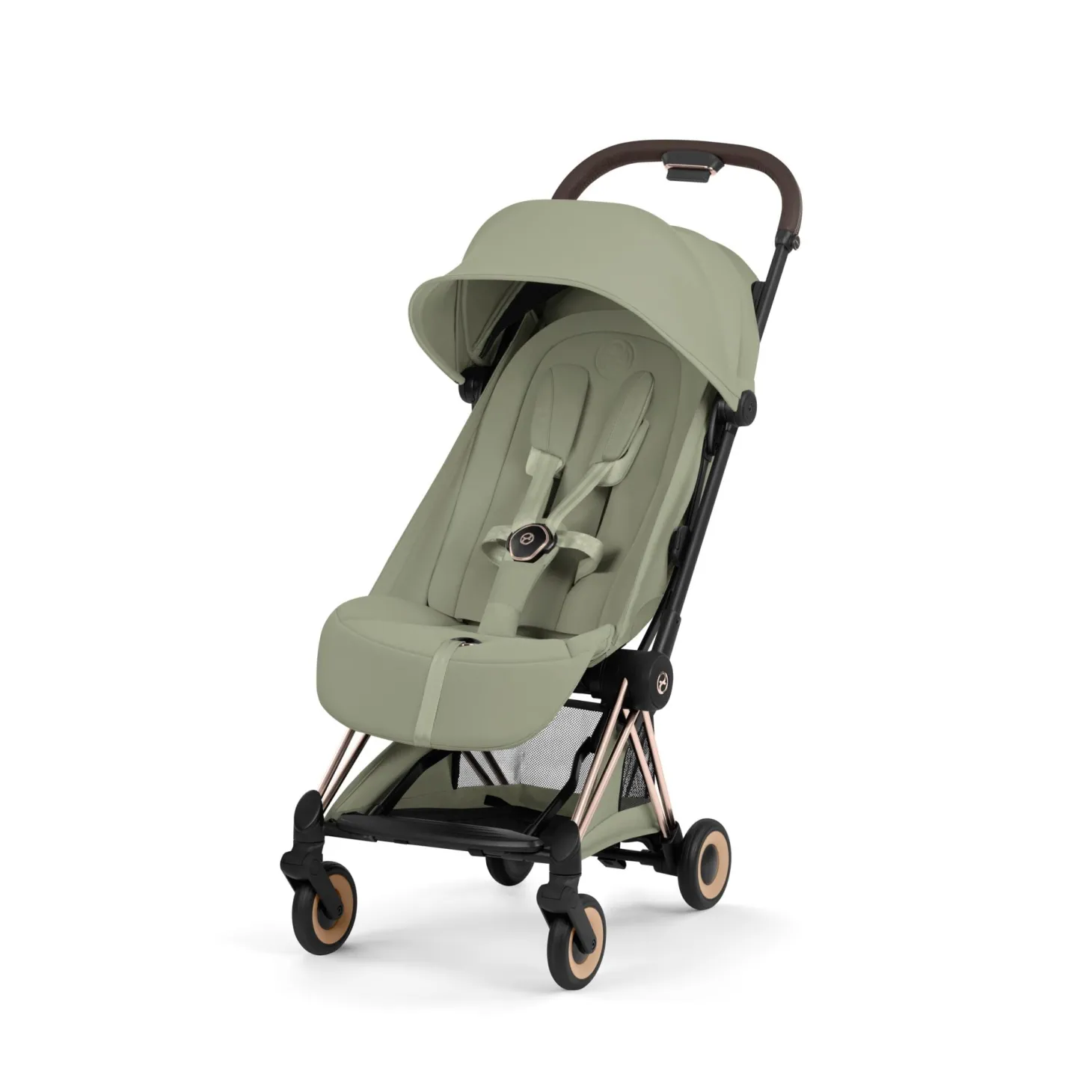 Cybex Poussette ultra-compacte Coya Style Châssis Rose Gold / Sage Green