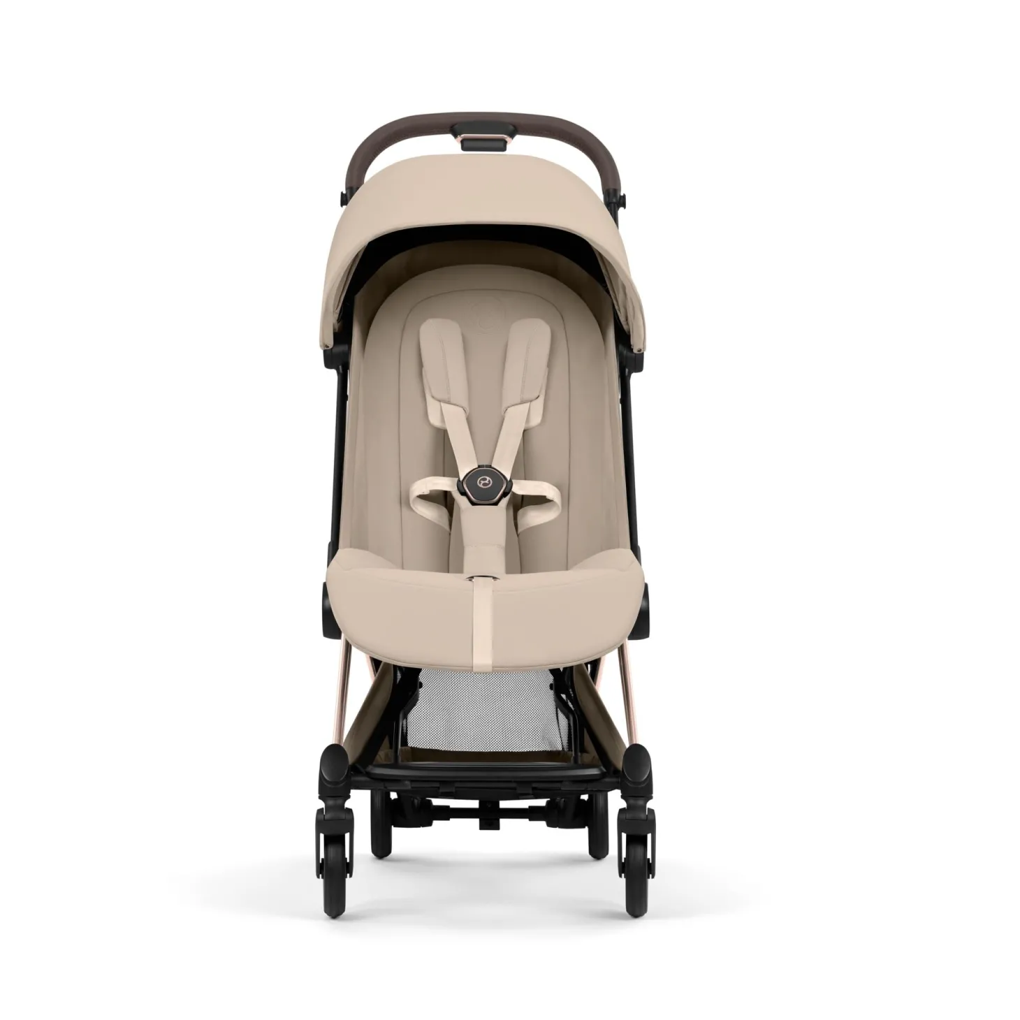 Cybex Poussette ultra-compacte Coya Style Châssis Rose Gold / Cozy Beige