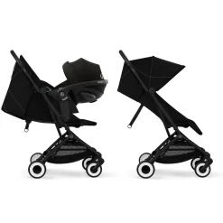 Cybex Poussette ultra compacte Orfeo 2 Châssis Noir/Siège Magic Black