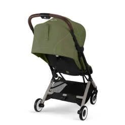 Cybex                    Poussette ultra compacte Orfeo 2    Châssis Taupe/Siège Moss Green