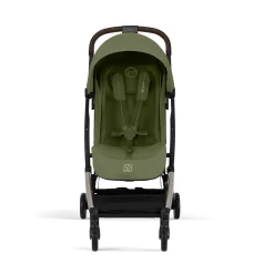 Cybex                    Poussette ultra compacte Orfeo 2    Châssis Taupe/Siège Moss Green