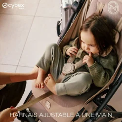 Cybex Poussette Ultra Compacte Orfeo Châssis Taupe - Almond Beige