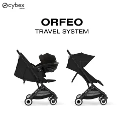 Cybex Poussette Ultra Compacte Orfeo Châssis Black - Magic Black