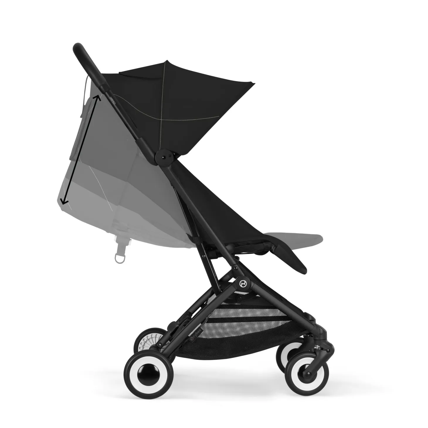 Cybex Poussette Ultra Compacte Orfeo Châssis Black - Magic Black