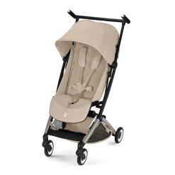 Cybex                    Poussette Ultra Compacte Libelle     Châssis Taupe - Almond Beige