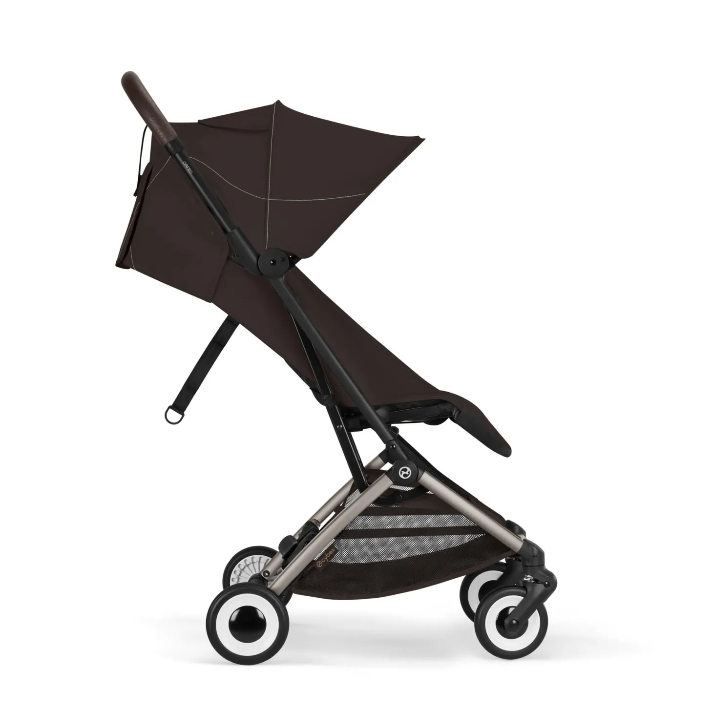 Cybex Poussette Ultra Compacte Orfeo Châssis Taupe - Chocolate Brown