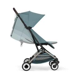 Cybex Poussette Ultra Compacte Orfeo Châssis Taupe - Stormy Blue