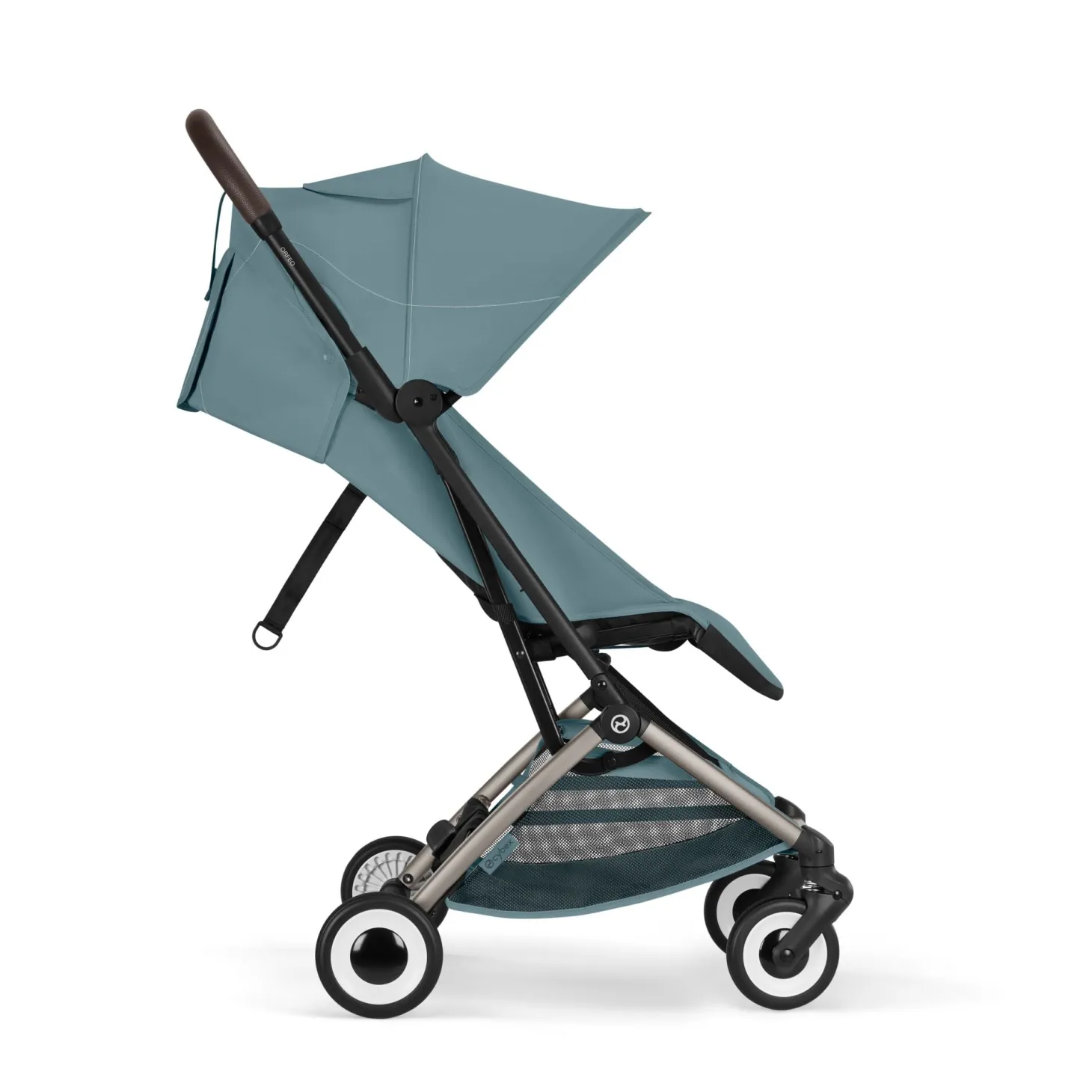 Cybex Poussette Ultra Compacte Orfeo Châssis Taupe - Stormy Blue