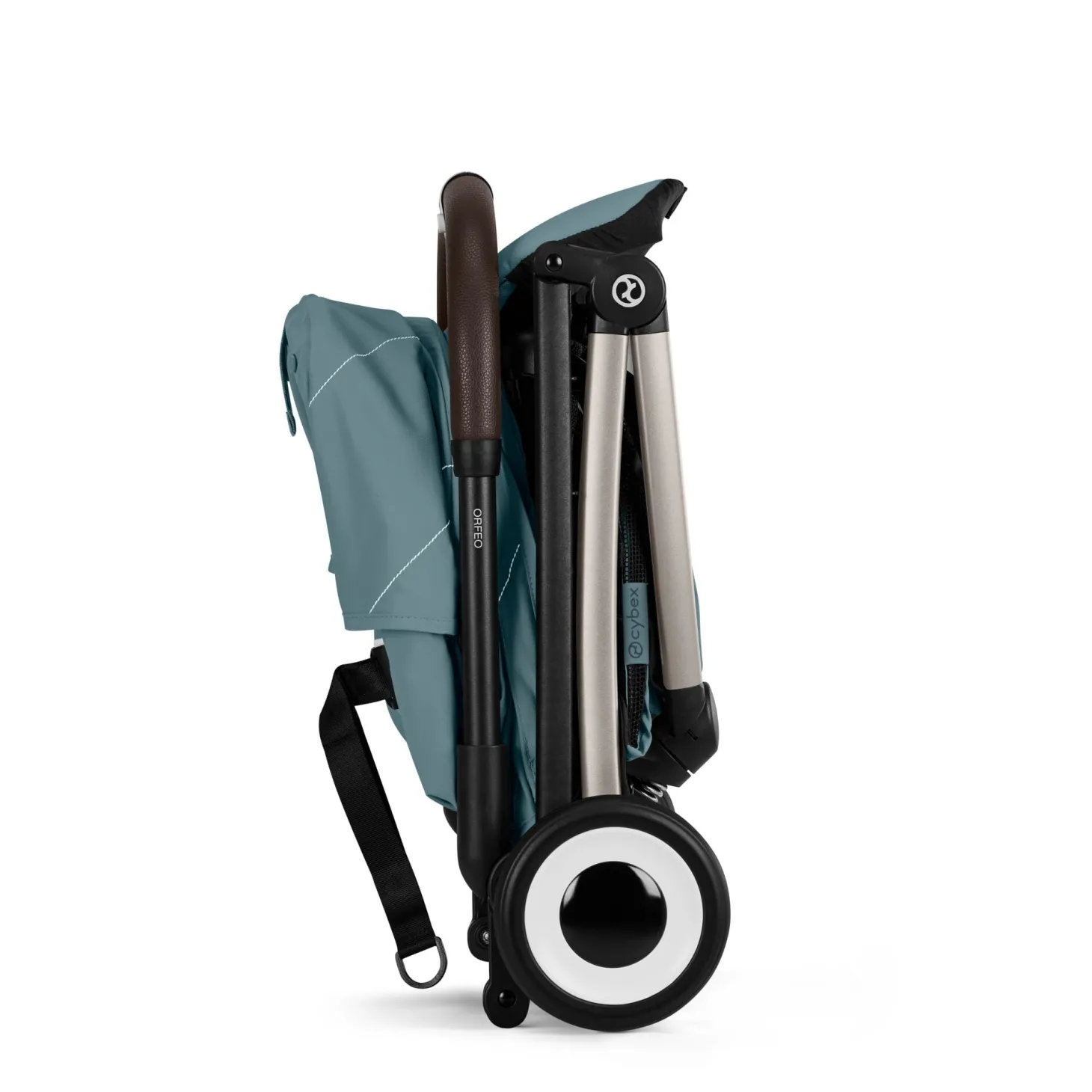Cybex Poussette Ultra Compacte Orfeo Châssis Taupe - Stormy Blue