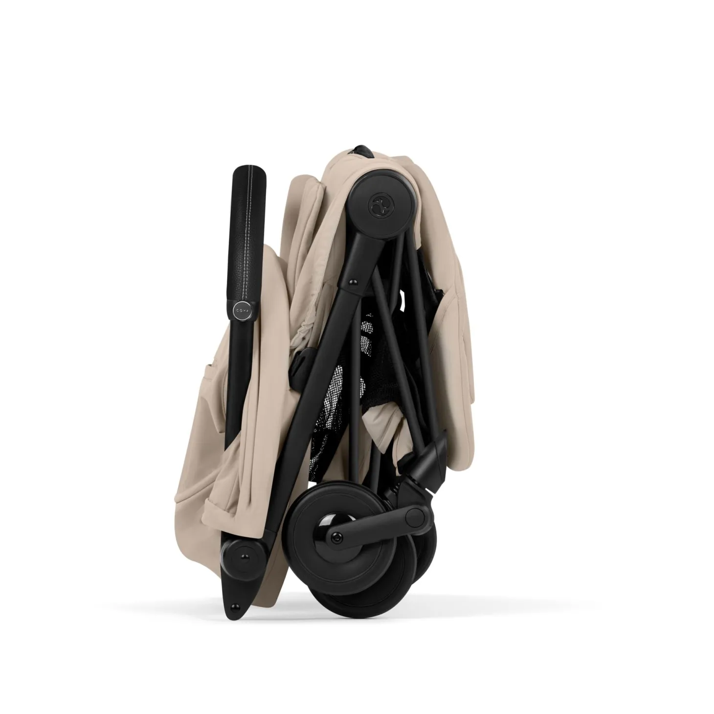 Cybex Poussette ultra-compacte avec nacelle pliable Duo Coya Matt Black / Cozy Beige
