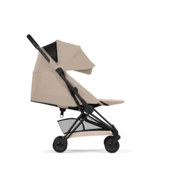 Cybex Poussette ultra-compacte avec nacelle pliable Duo Coya Matt Black / Cozy Beige