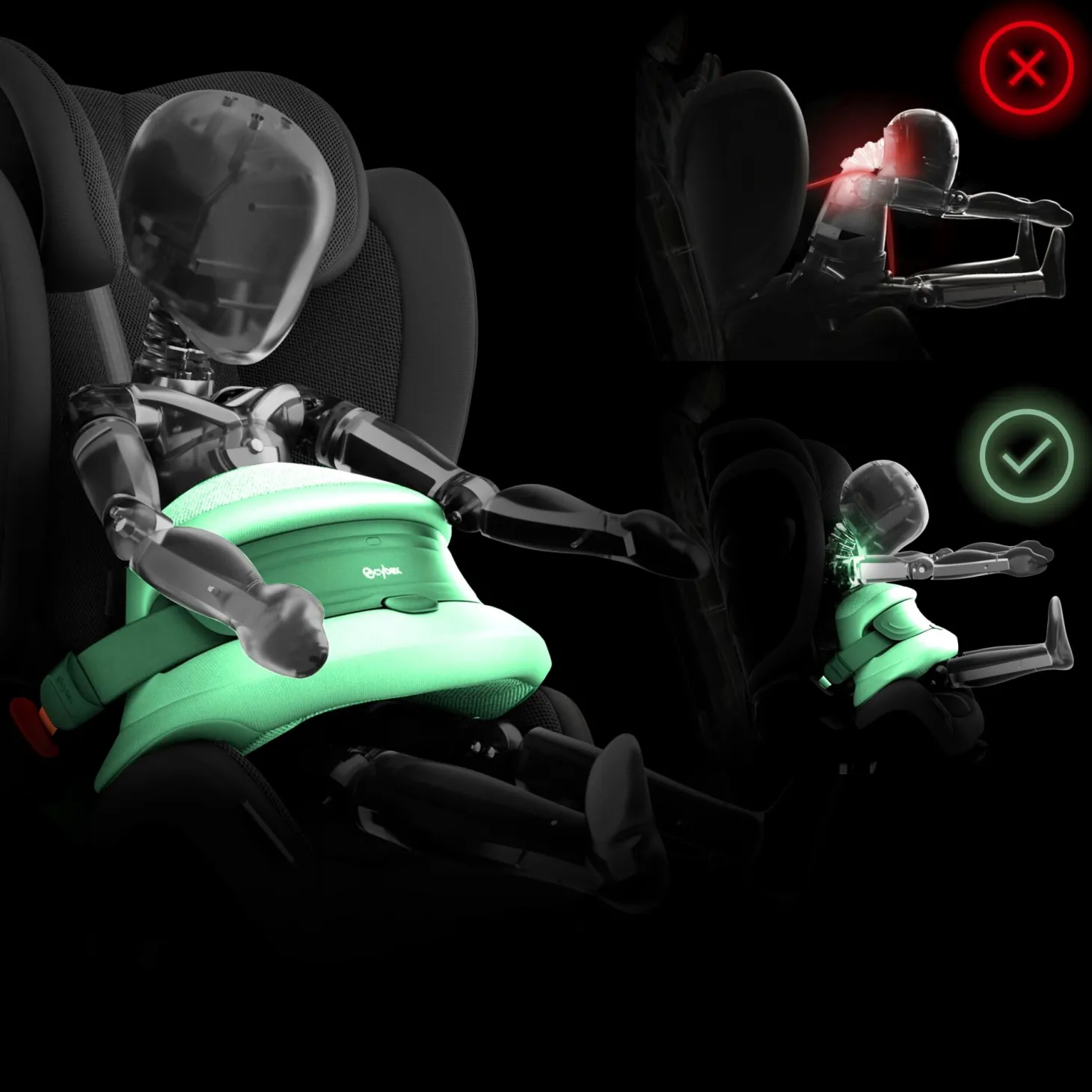 Cybex Siège Auto Pallas G3 tissu Plus avec Bouclier Almond Beige