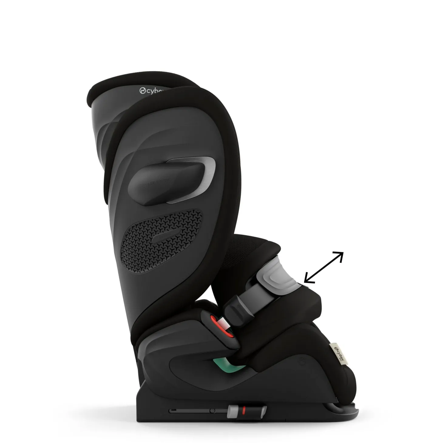 Cybex Siège Auto Pallas G3 tissu Plus avec Bouclier Moon Black
