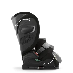 Cybex Siège Auto Pallas G3 tissu Plus avec Bouclier Moon Black