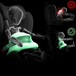 Cybex Siège Auto Pallas G3 tissu Plus avec Bouclier Moon Black