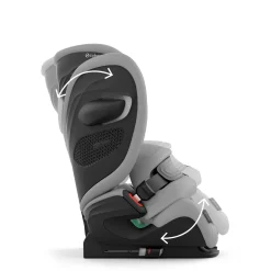 Cybex Siège Auto Pallas G3 tissu Plus avec Bouclier Stone Grey