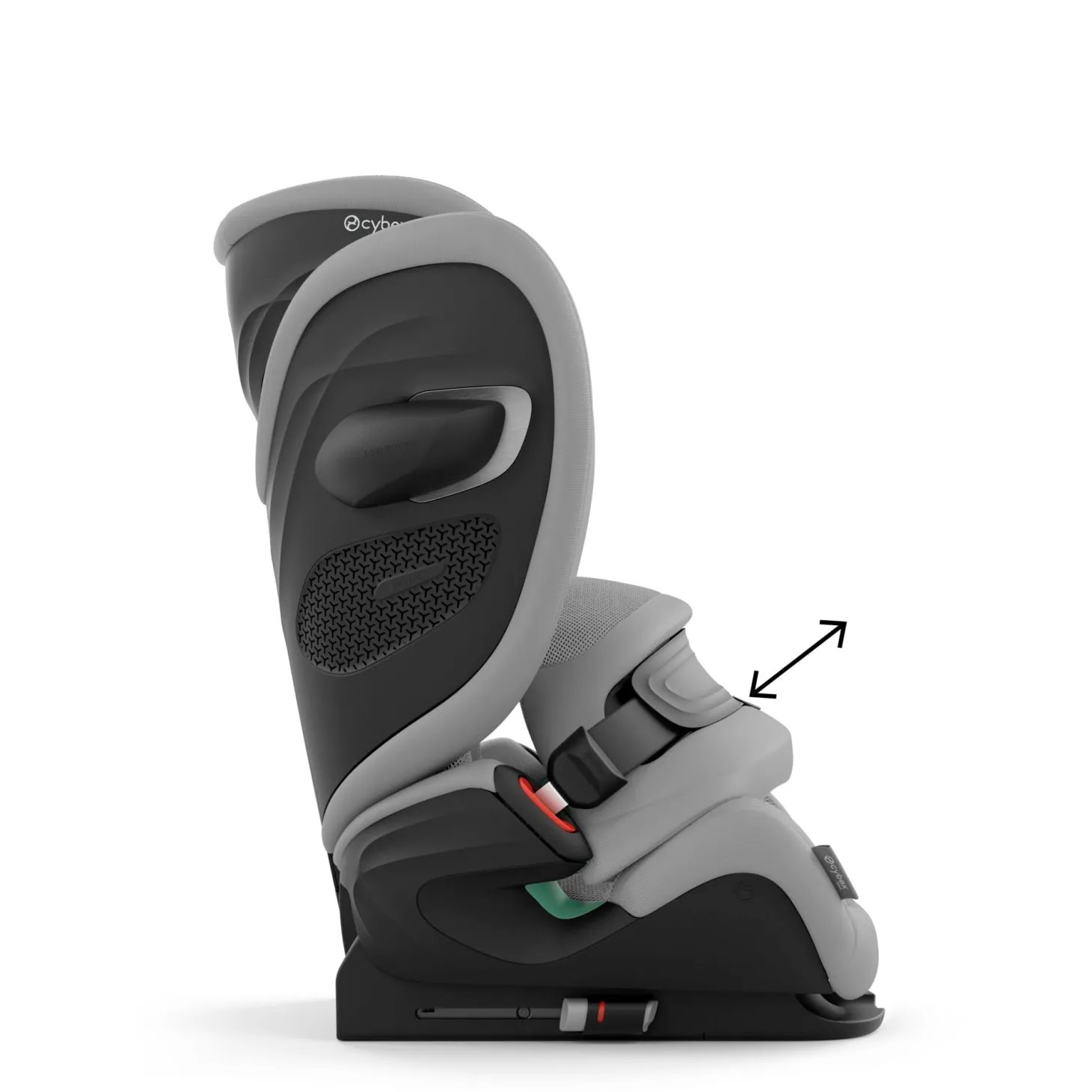 Cybex Siège Auto Pallas G3 tissu Plus avec Bouclier Stone Grey