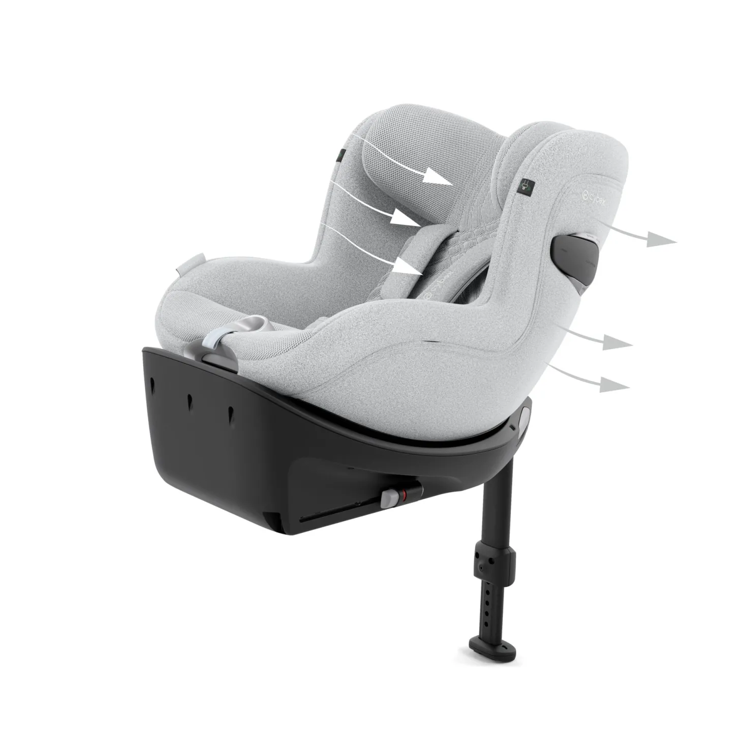Cybex Siège auto Sirona Ti Plus Platinum White