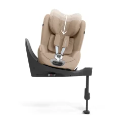 Cybex                    Siège Auto Sirona T i-Size Tissu Plus    Cozy Beige