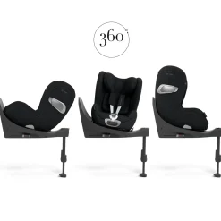 Cybex Siège Auto Sirona T i-Size Tissu Plus Sepia Black