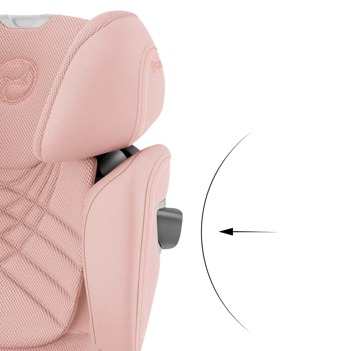 Cybex Siège Auto Solution T I-Fix plus Peach Pink