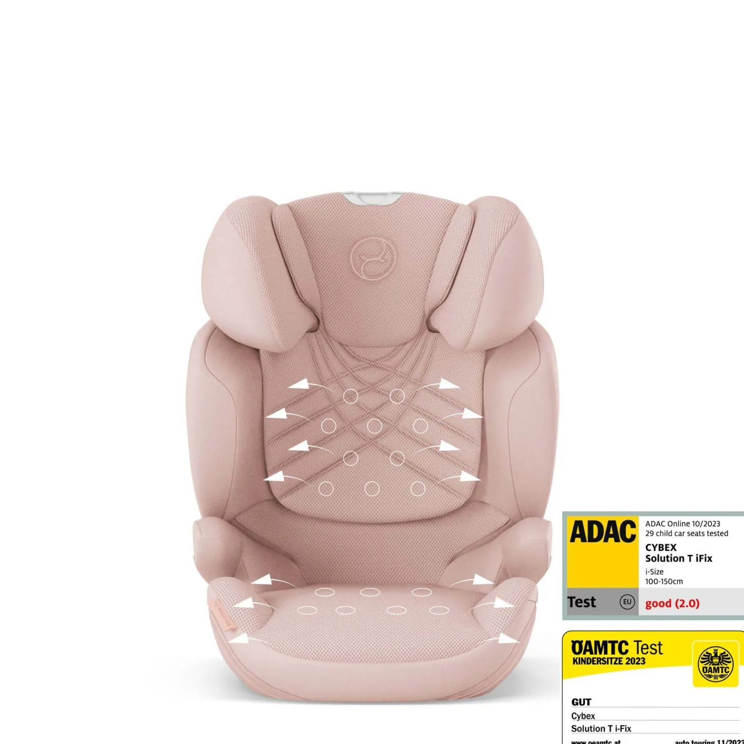 Cybex Siège Auto Solution T I-Fix plus Peach Pink