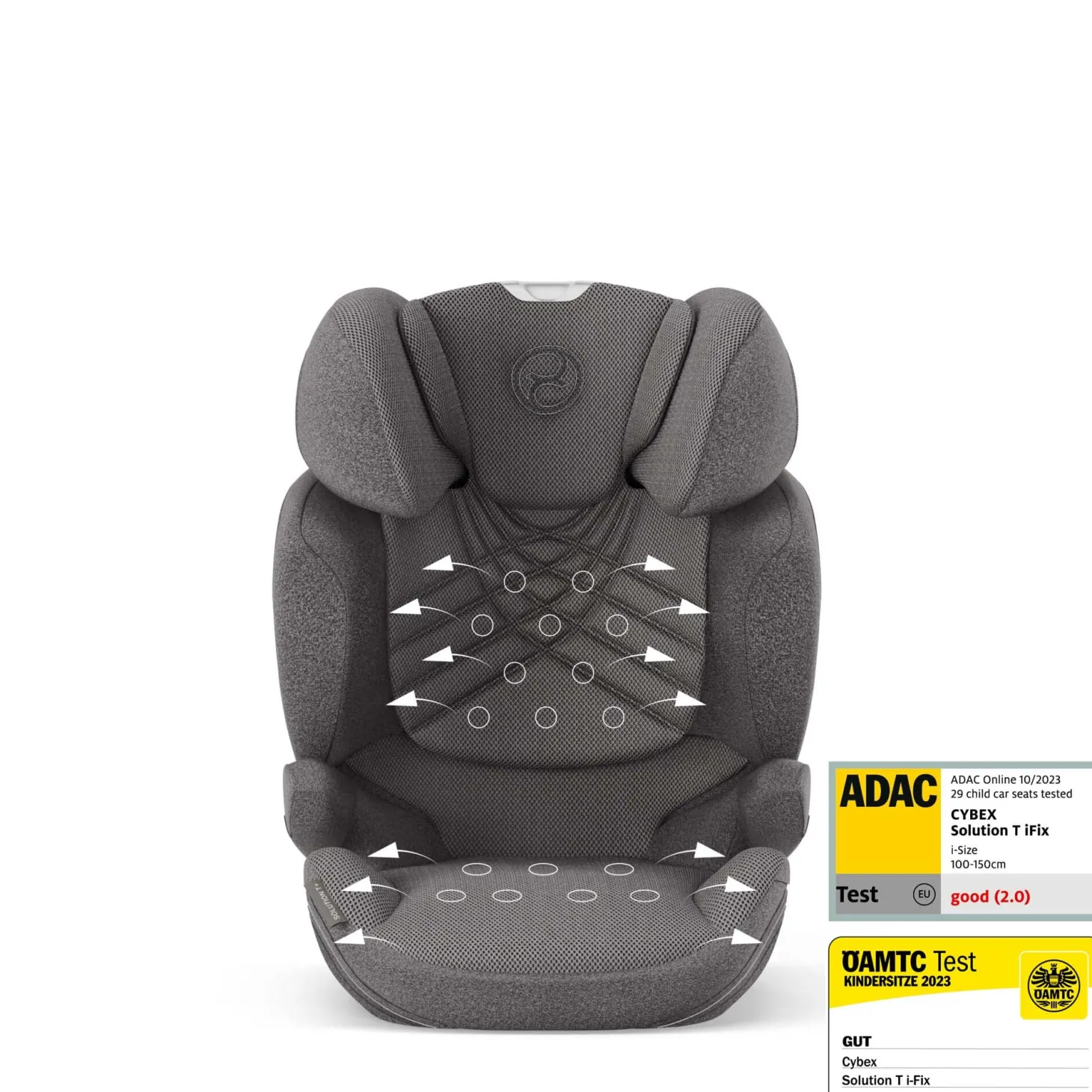 Cybex Siège Auto Solution T I-Fix plus Mirage Grey