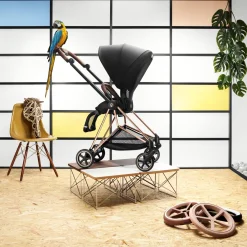 Cybex                    Siège hamac pour Poussette Mios 3    Sepia Black