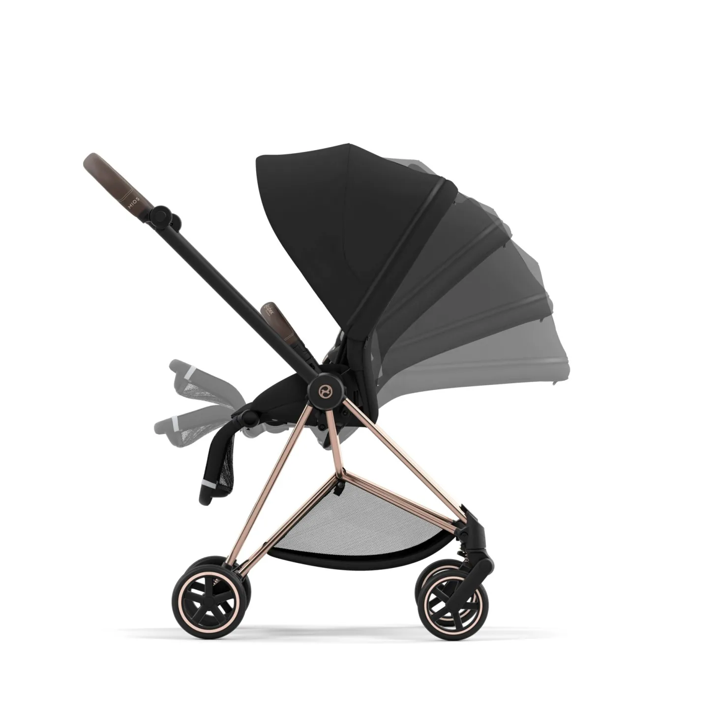 Cybex Siège hamac pour Poussette Mios 3 Sepia Black