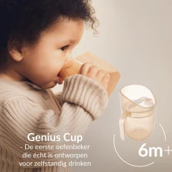 Difrax Lovi Gobelet Éducatif Genius Bébé Nude
