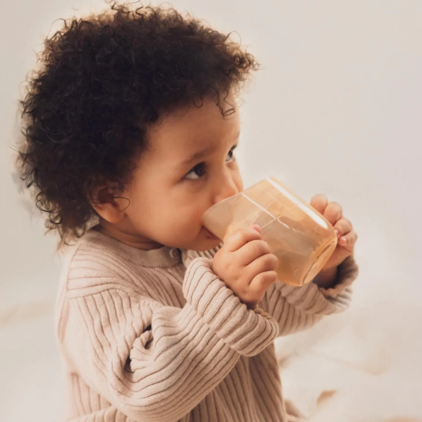 Difrax Lovi Gobelet Éducatif Genius Bébé Nude