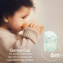 Difrax Lovi Gobelet Éducatif Genius Bébé Pistache