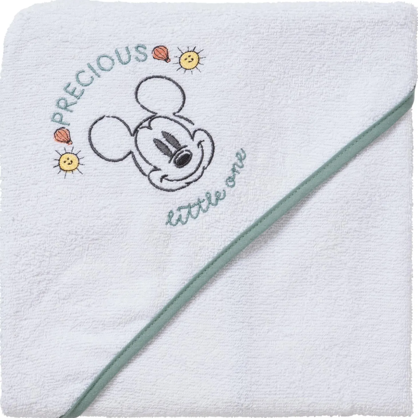 Disney Baby Cape de Bain Mickey Good Morning 75x75 cm