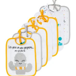 Disney Baby                    Lot de 7 Bavoirs Naissance    Multicolore