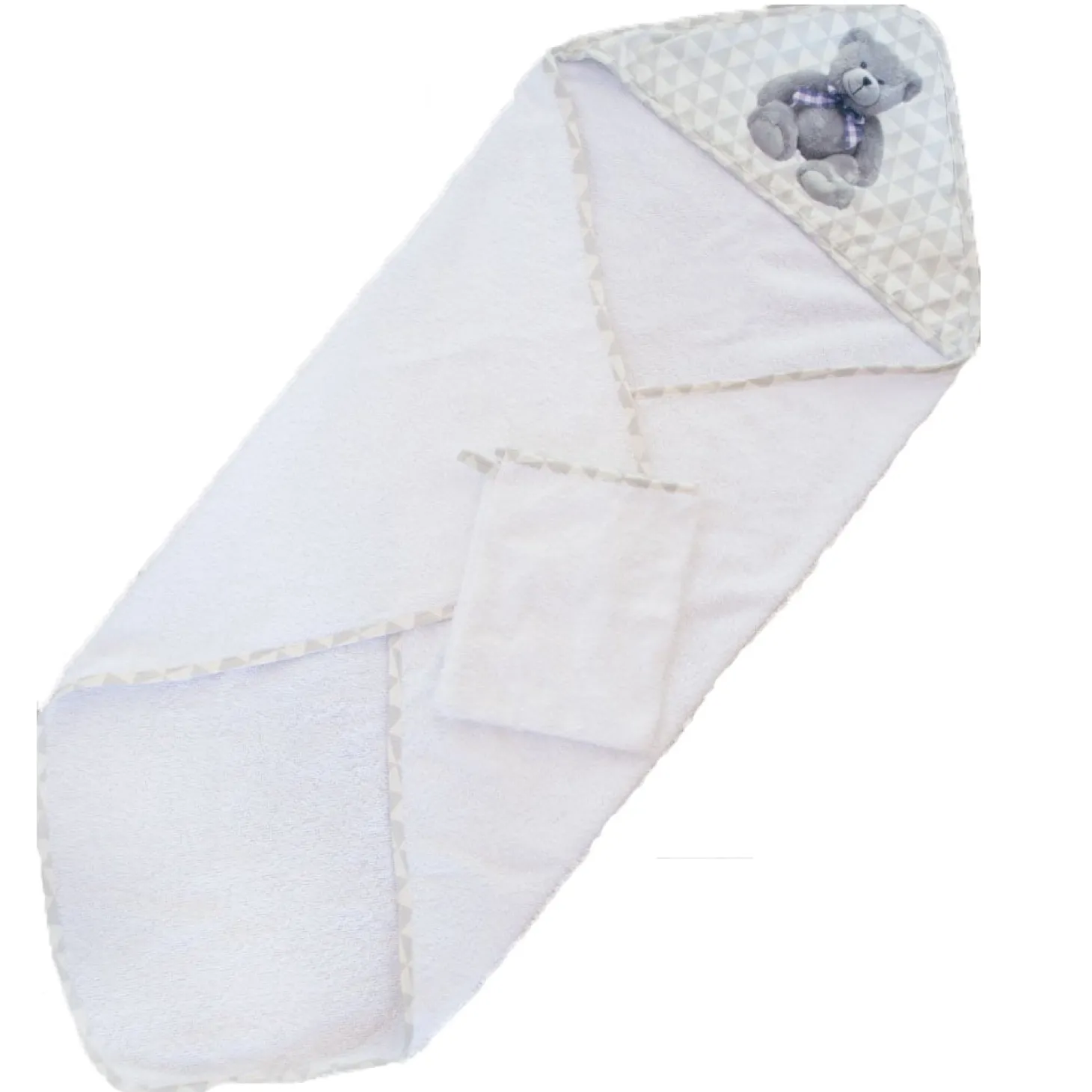 Domiva Coffret sortie bain + gant de toilette Little Bear