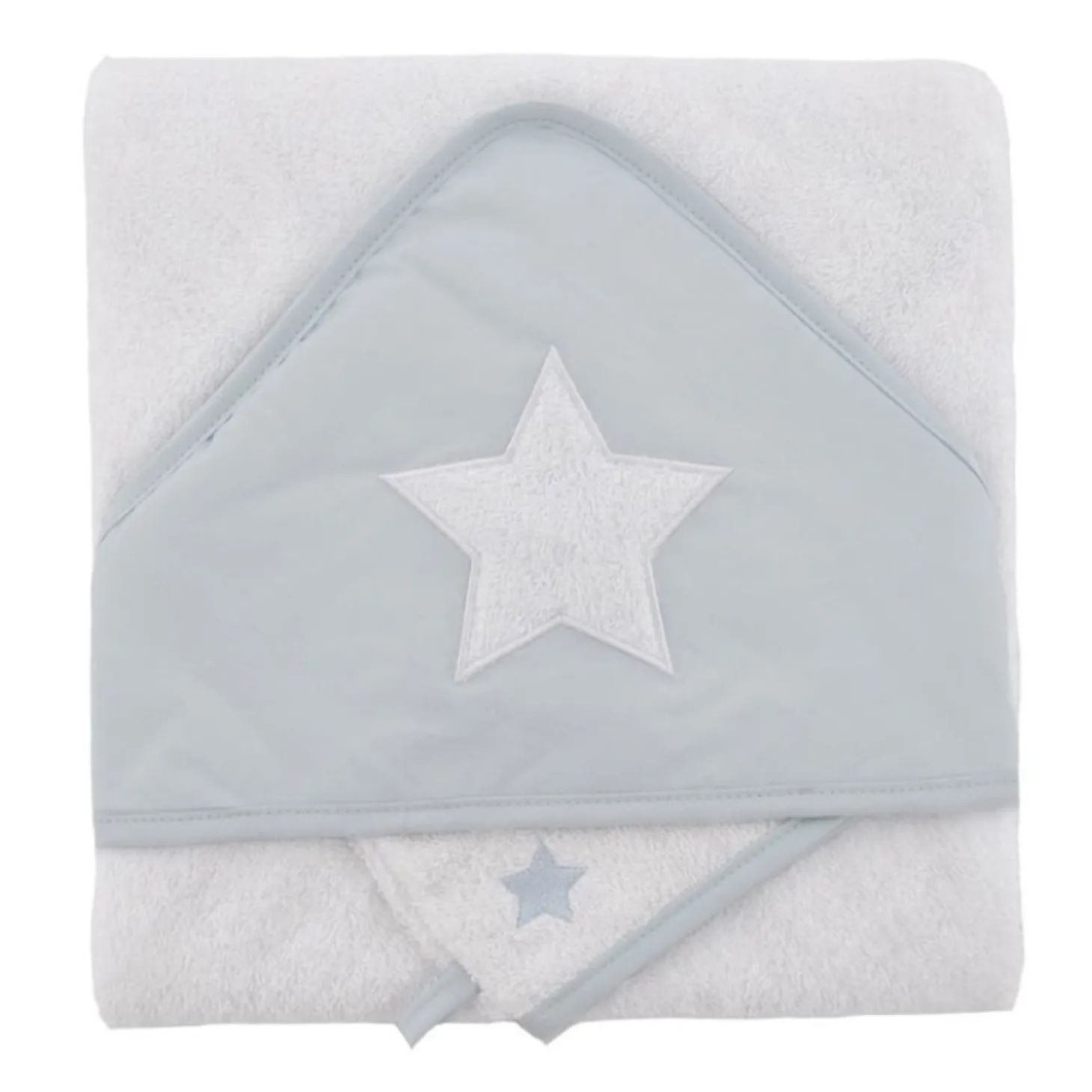 Domiva Coffret sortie de bain et gant Etoile Perle