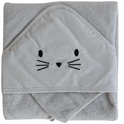 Domiva                    Coffret sortie de bain + gant    Perle            75x75 cm
