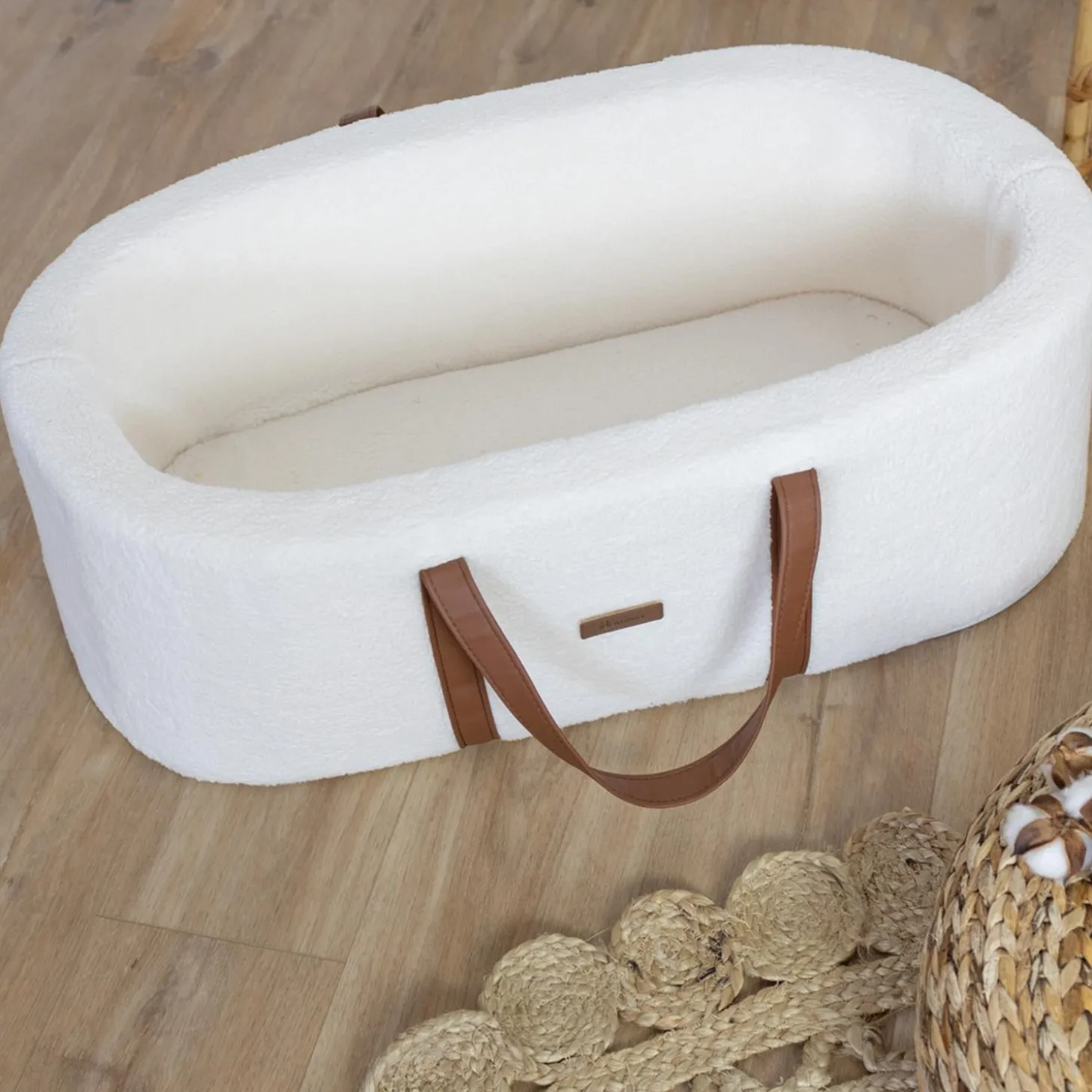 Domiva Couffin sherpa boubou Beige 40x80 cm