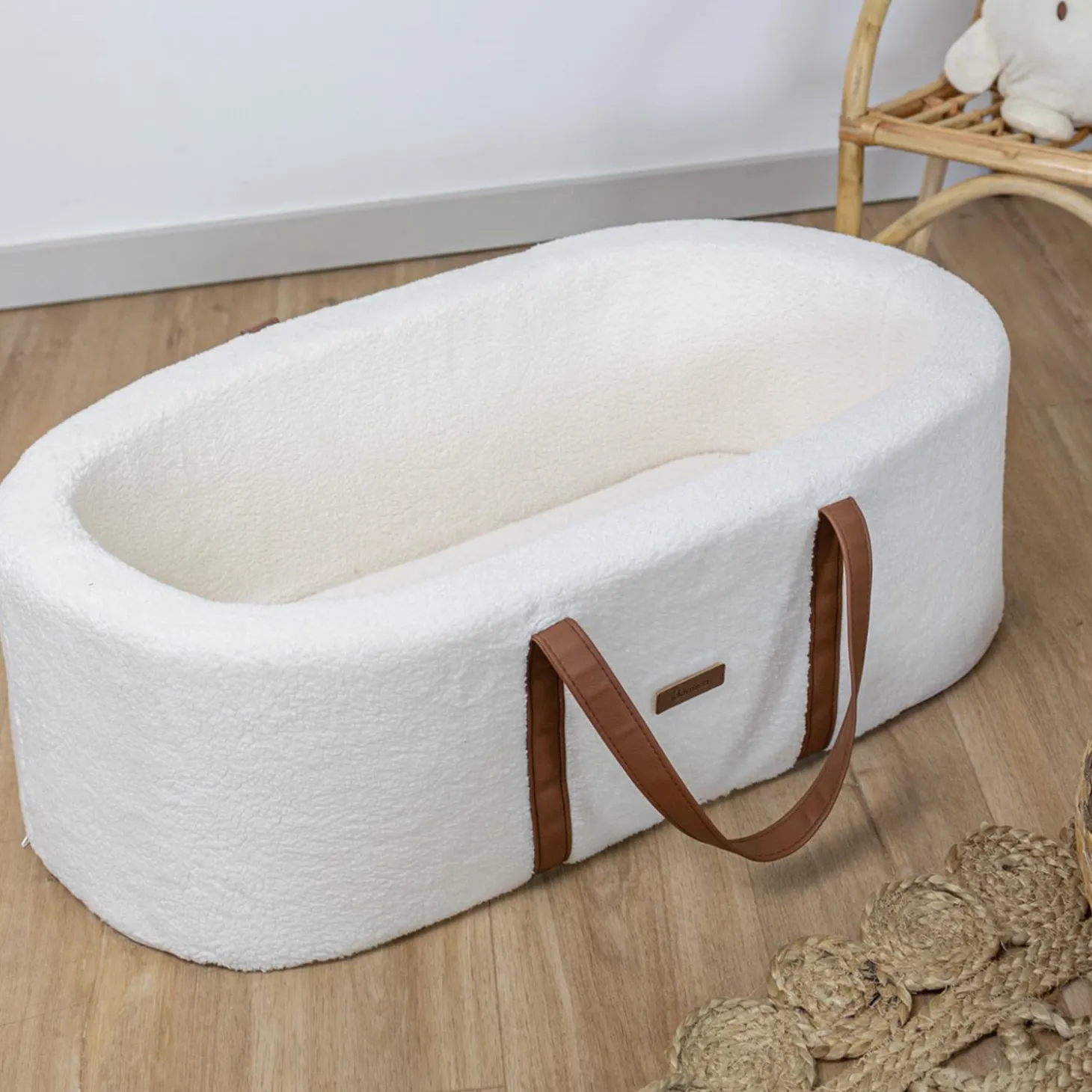 Domiva Couffin sherpa boubou Beige 40x80 cm