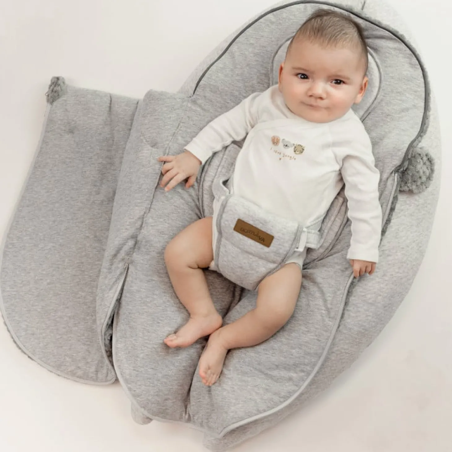 Domiva Coussin multifonctions Soft Nova Gris