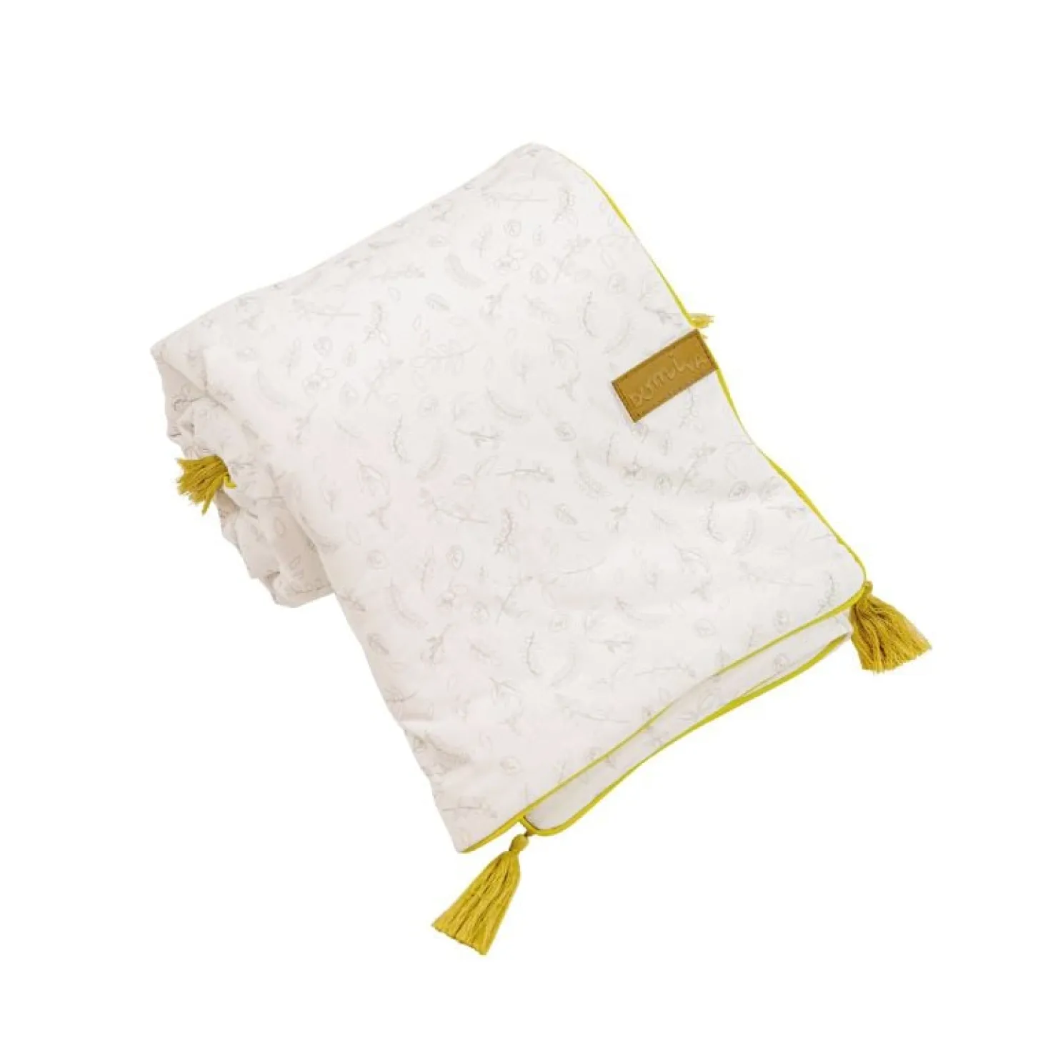 Domiva Couverture double face Leafy bunny 75x100 cm
