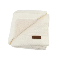 Domiva                    Couverture double face boubou    Beige            75x100 cm