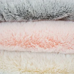 Domiva Couverture Snow doublée Microdoux Crème 75x100 cm