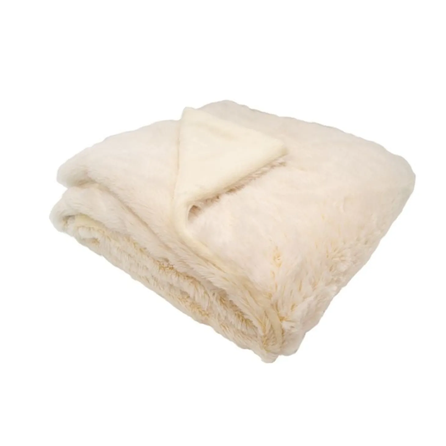 Domiva Couverture Snow doublée Microdoux Crème 75x100 cm