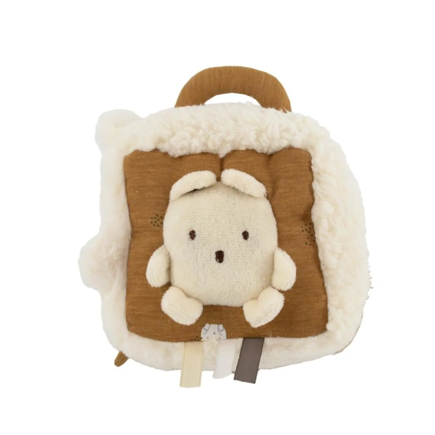 Domiva Cube d'activites boubou Beige 15 x 15 cm