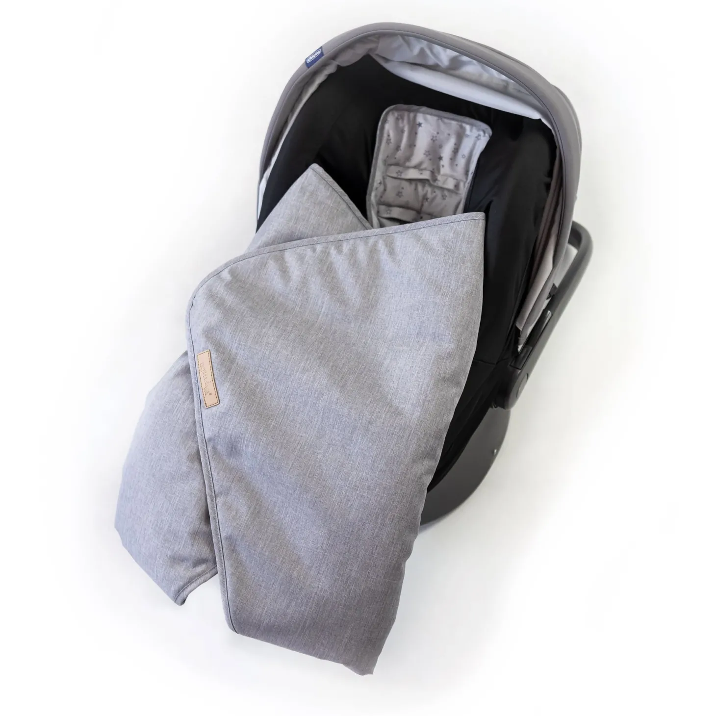 Domiva Douillette de sécurité pour siège auto Outdoor Imprime Etoiles Grises
